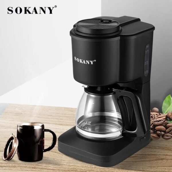 Stainless steel coffee maker machine