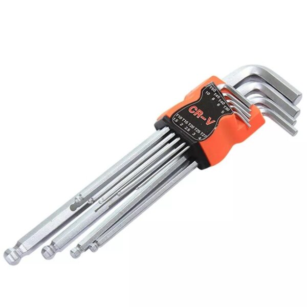 9pcs L-Type Double-End Screwdriver Hex Wrench Set - Image 4