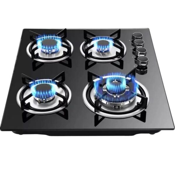 4 high efficiency burners gas stove