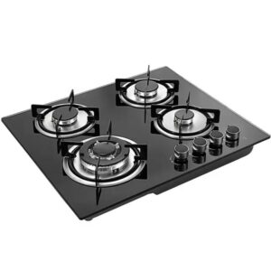 4 high efficiency burners gas stove