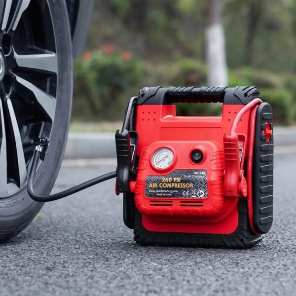 Portable Jump Starter with 1200AMP and Air Compressor - Image 3